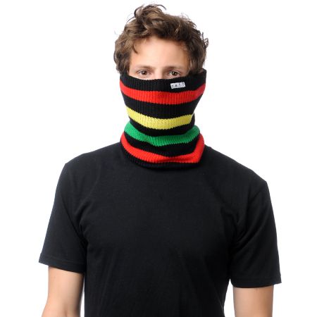 Neff Daily Rasta Striped Neck Gaiter