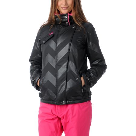 Fox Girls Hot Shot Black Insulated Jacket