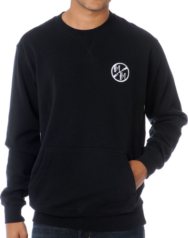 Metal Mulisha Faulter Black Crew Neck Sweatshirt
