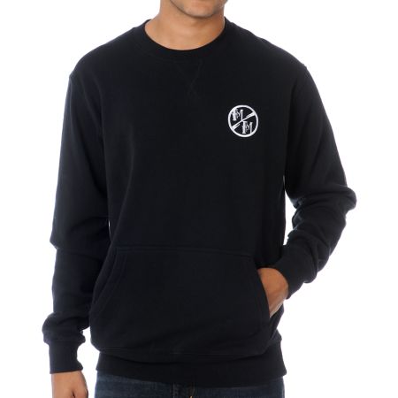 Metal Mulisha Faulter Black Crew Neck Sweatshirt 