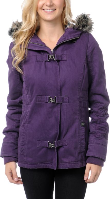 Fox Girls Detention Plum Perfect Jacket