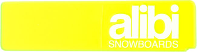 Alibi Snowboards 9 2013 Clear Green Scraper