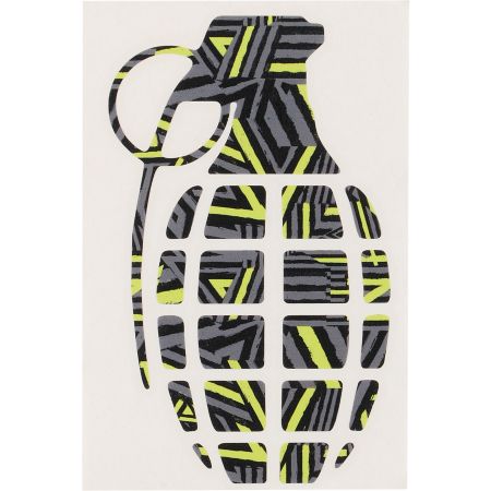 Grenade Doomvision Grey Die Cut Sticker
