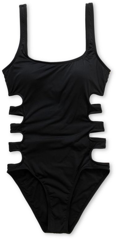 Volcom Intuition Black One Piece Swimsuit