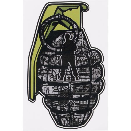 Grenade Logo Printed Die Cut Sticker