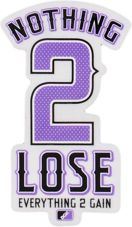DGK Purple Nothing 2 Lose Sticker