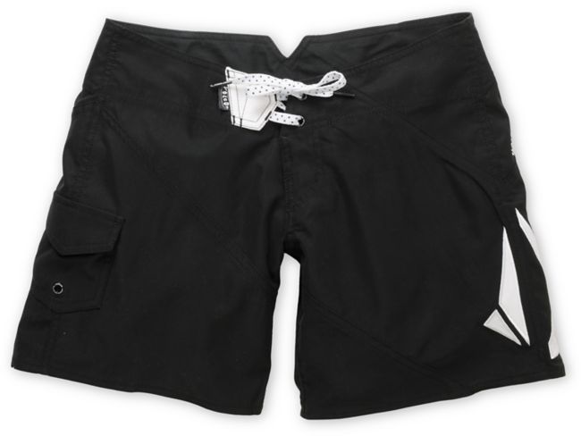 Volcom Girls Foster Gals 7" Black Board Shorts
