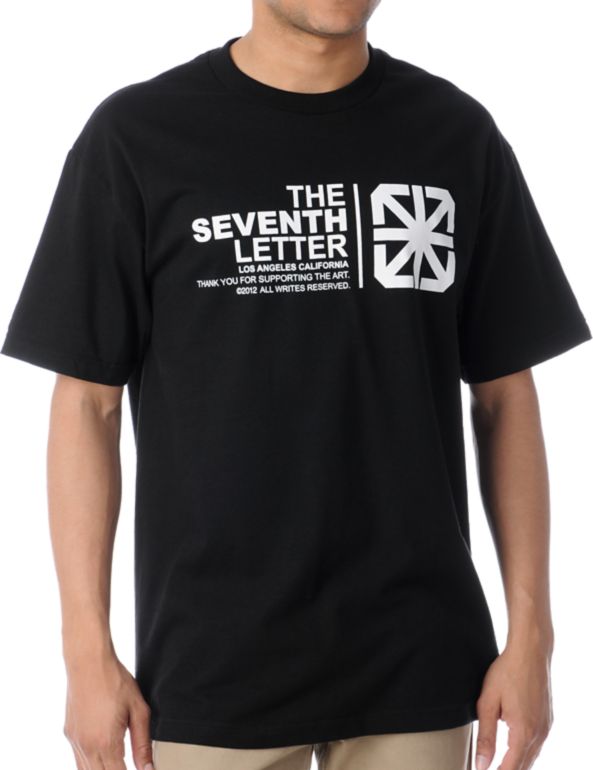 The Seventh Letter Identity Black Tee Shirt