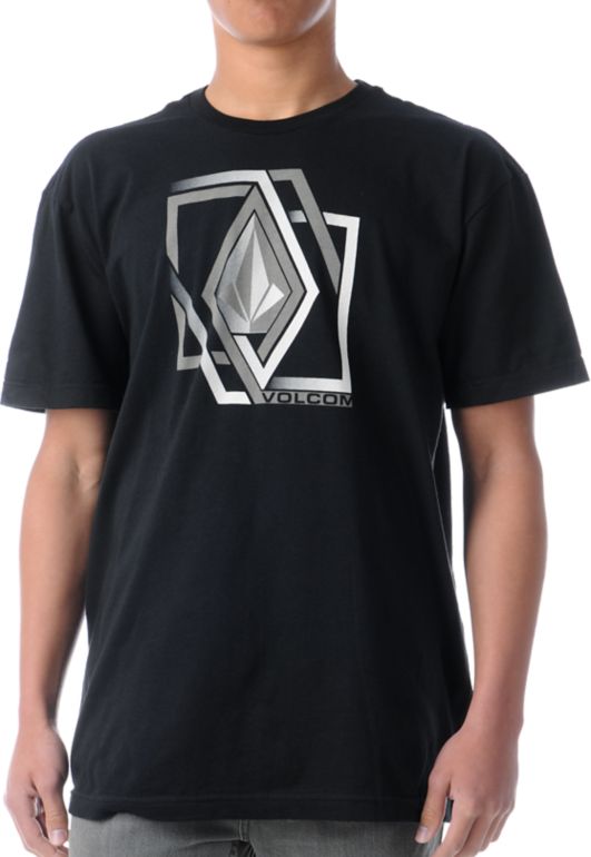 Volcom Illusion Black Tee Shirt