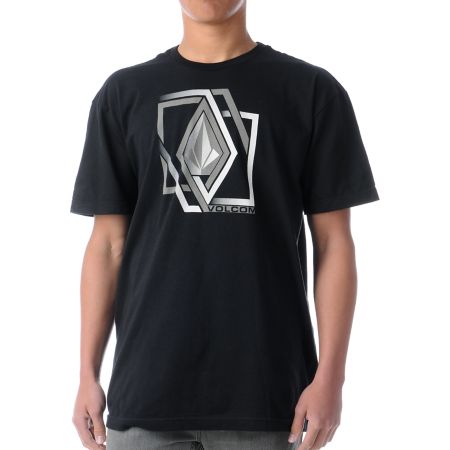 Volcom Illusion Black Tee Shirt 