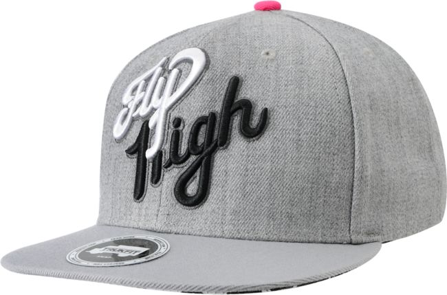 Trukfit Fly High Grey & Pink Flip Bill Snapback