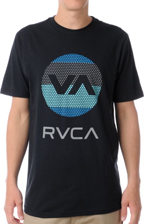RVCA Plugz Black Tee Shirt