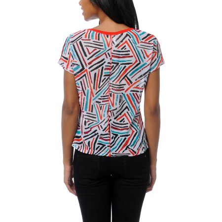 Empyre Finnley Fire Red Woven Shirt