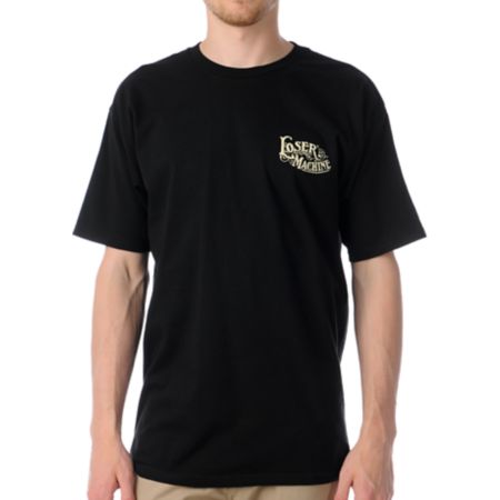 Loser Machine Destroy The Future Black Tee Shirt 