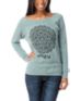 Obey Kalfia Vandal Green Crew Neck Sweatshirt