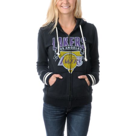 NBA Mitchell and Ness LA Lakers Vintage Hoodie