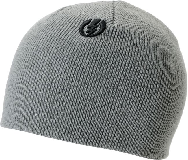 Electric Short Gauge Grey Fitted Beanie