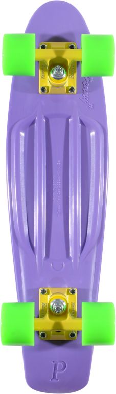 Penny Skateboards Purple, Yellow, & Green 22.5 x 6 Penny Cruiser Complete