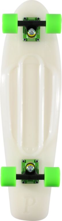 Penny Nickel White, Black & Green Cruiser Complete Skateboard