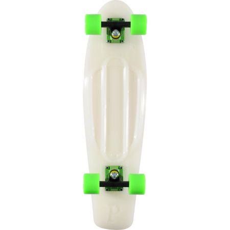 Penny Nickel White, Black & Green Cruiser Complete Skateboard