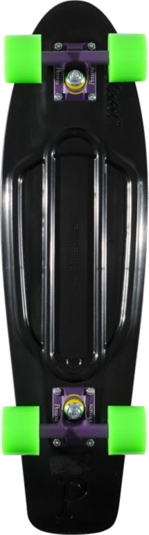 Penny Nickel Black, Purple & Green Cruiser Complete Skateboard