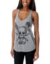 Obey Forces Heather Grey Mock Twist Racerback Tank Top