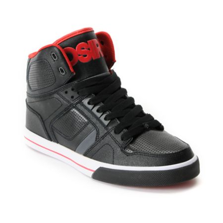 Osiris NYC 83 Vulc Black & Red Shoe