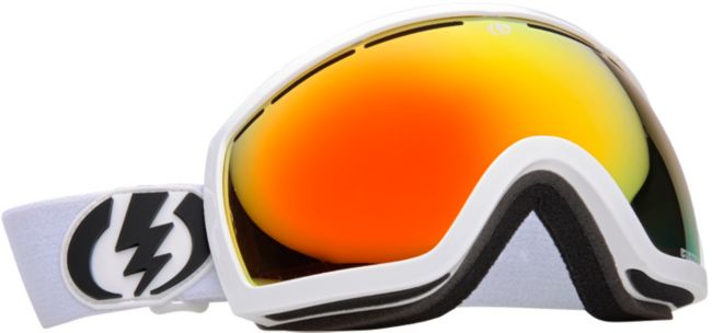Electric EG2.5 Gloss White 2013 Bronze & Red Snowboard Goggles