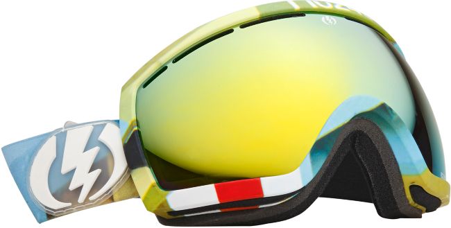 Electric EG2.5 Tank & Gold Chrome 2013 Snowboard Goggles