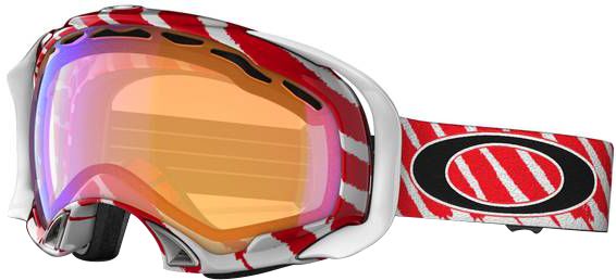 Oakley Shaun White Splice White & Red 2013 Snowboard Goggles
