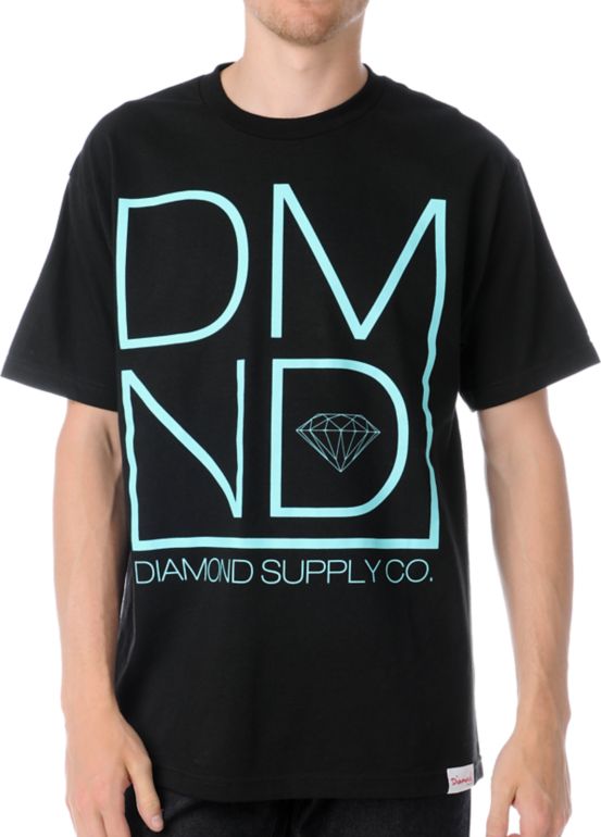 Diamond Supply DMND Black Tee Shirt