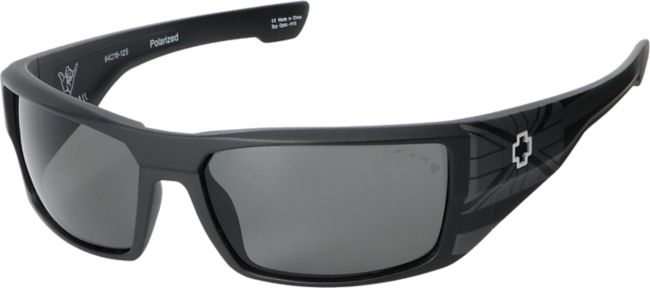 Spy Dirk Hawaii Matte Black & Grey Polarized Sunglasses