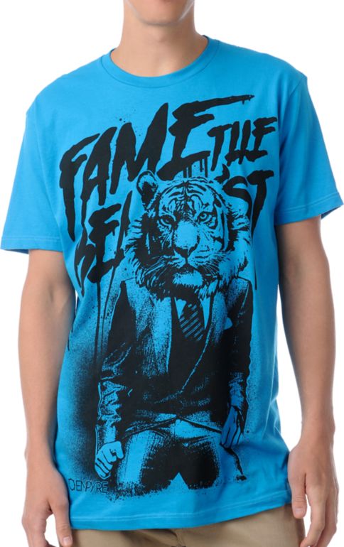 Empyre Fame The Beast Turquoise Tee Shirt