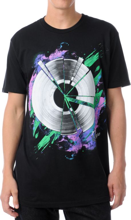 Empyre Space Record Black Tee Shirt