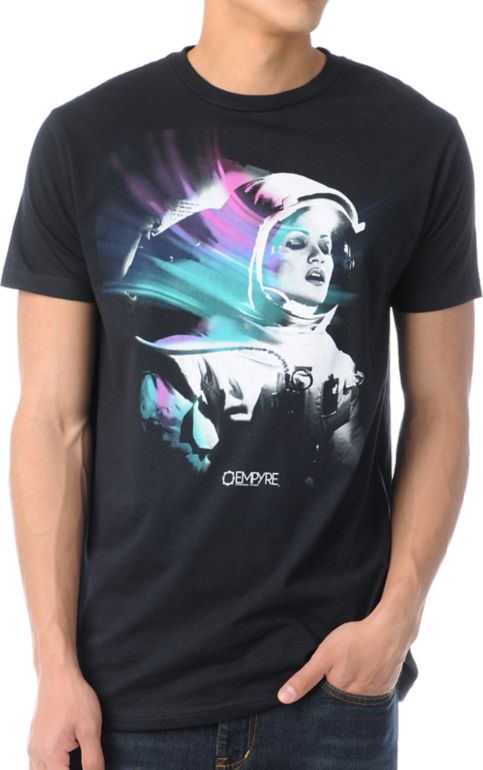 Empyre Space Face Black Tee Shirt