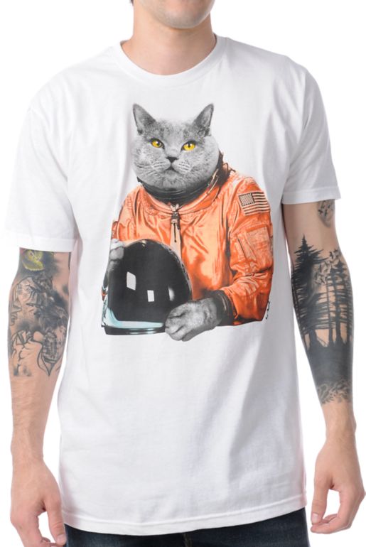 A-Lab IDGAF White Tee Shirt