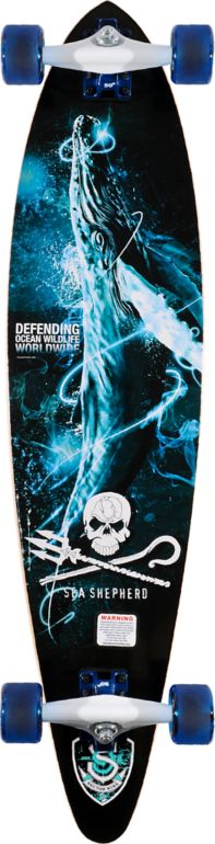 Sector 9 SS Sea No Evil 38" Pin Tail Longboard Complete