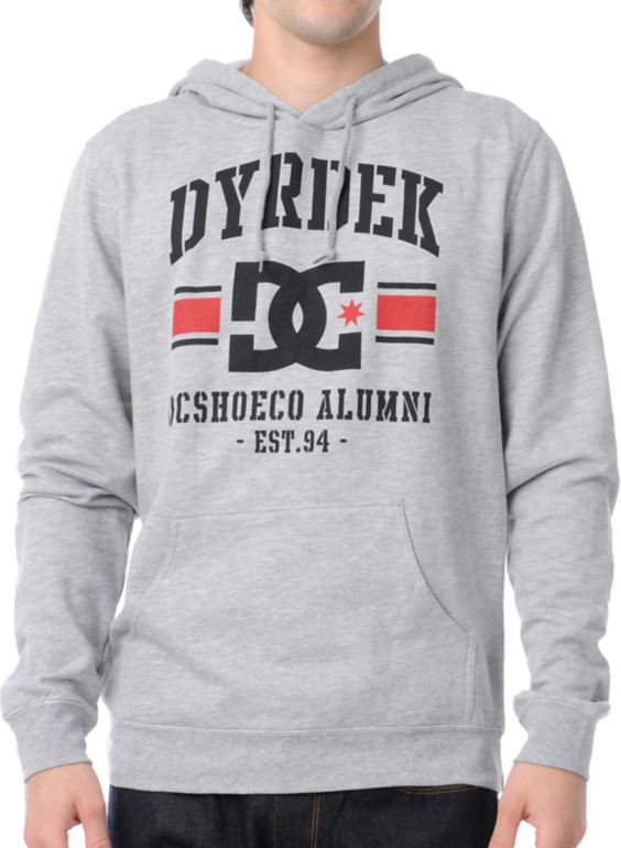 DC Dyrdek Alumni Grey Pullover Hoodie