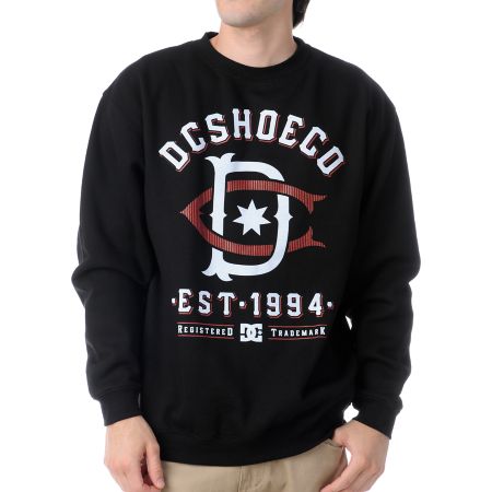 DC Dyrdek Throwback Black Crew Neck Sweatshirt