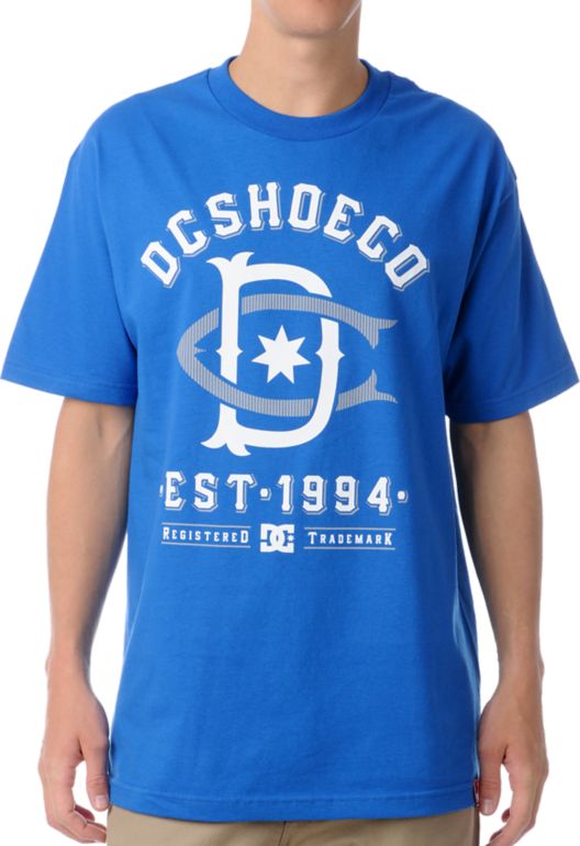 DC Dyrdek Throwback Royal Blue Tee Shirt