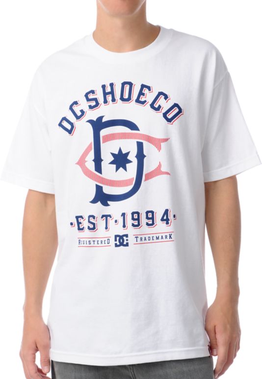 DC Dyrdek Throwback White Tee Shirt
