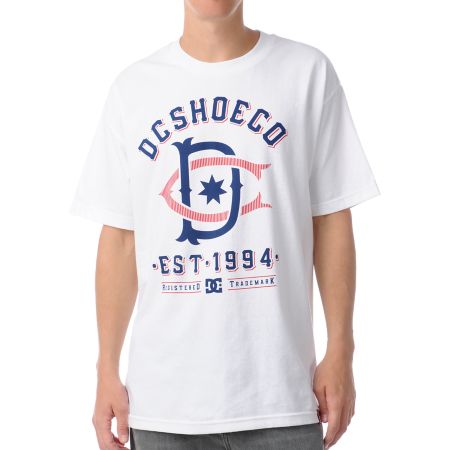 DC Dyrdek Throwback White Tee Shirt 