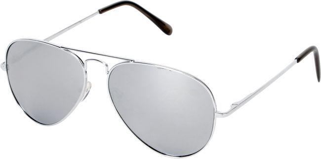 Jack Martin Aviator Silver Sunglasses