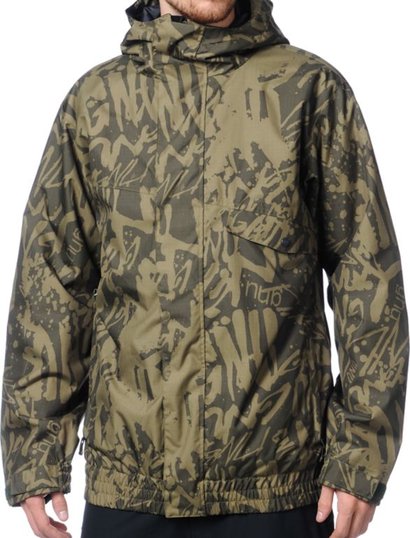 GNU Everyday 2013 All Over Print 8K Snowboard Jacket