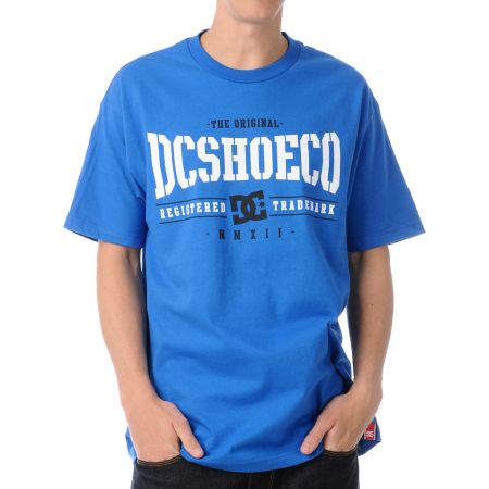 DC Dyrdek Knockout Royal Blue Tee Shirt 