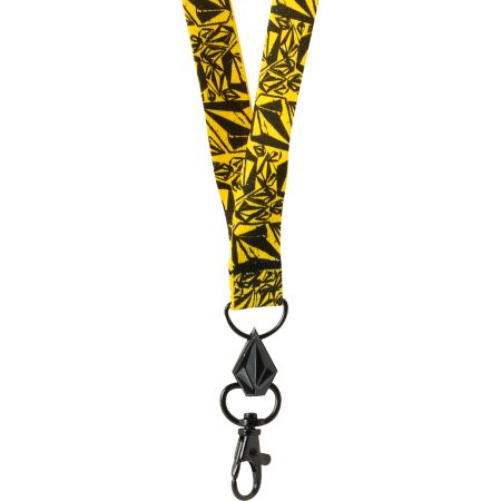 Volcom Bunch O Stones Yellow & Black Lanyard
