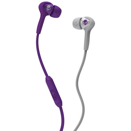Skullcandy Smokin Buds Grey & Purple Earbuds