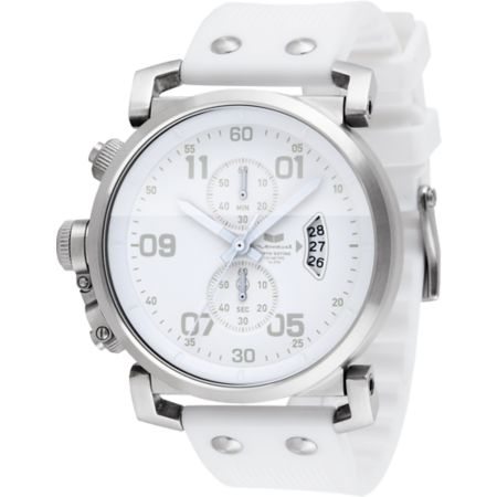 Vestal USS Observer White Chronograph Watch