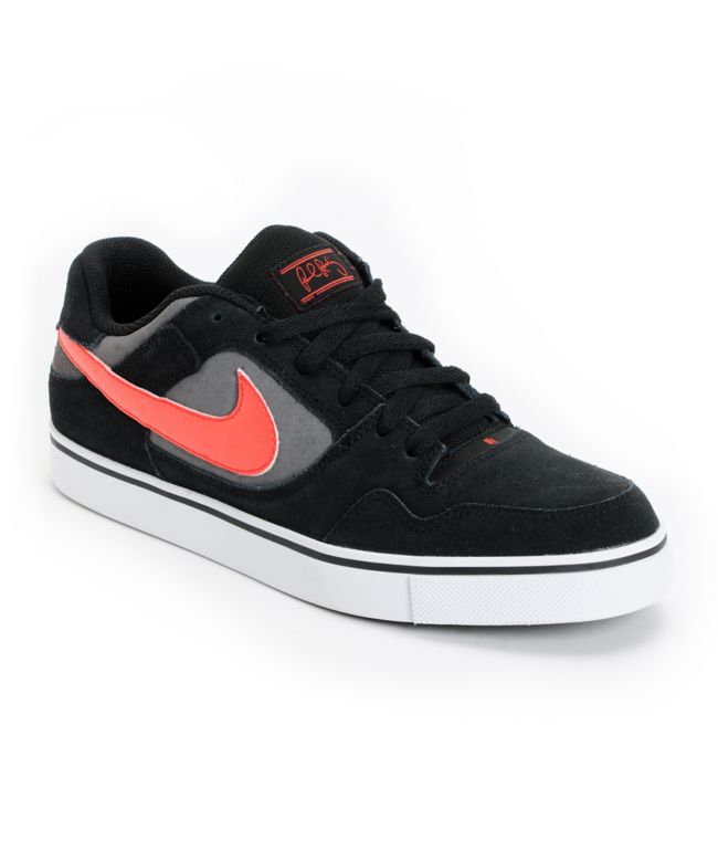 Nike SB Zoom P-Rod 2.5 Black & Sunburst Suede Skate Shoe