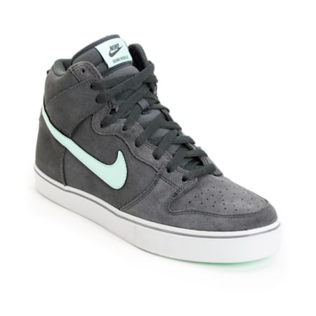 Nike SB Dunk High LR Anthracite, Medium Mint & Neutral Grey Shoe